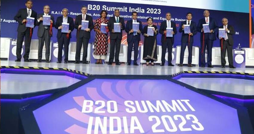 ജി 20 യുടെ ആഗോള ബിസിനസ് സംഘത്തെ (ബി 20 ) പ്രധാനമന്ത്രി ഇന്ന് അഭിസംബോധന ചെയ്യും