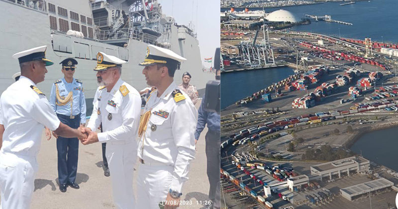 ചബാർ തുറമുഖത്തിന്റെ സാദ്ധ്യതകൾ ലക്ഷ്യമിട്ട് ഇന്ത്യ; നാവികസേനാ കപ്പൽ ഇറാനിൽ