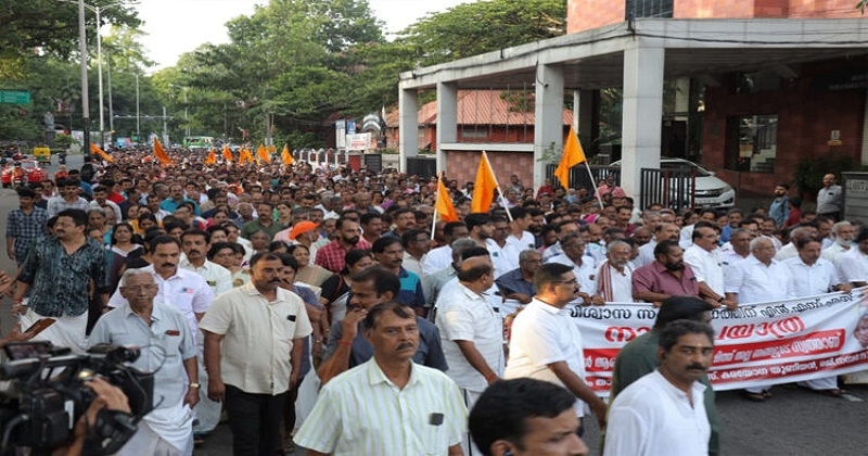 എൻ എസ് എസിൻ്റെ നാമജപ യാത്രക്കെതിരെ കേസ് ; വൈസ് പ്രസിഡന്റ് എം.സംഗീത് കുമാർ ഒന്നാംപ്രതി