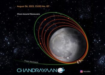 ചന്ദ്രനരികിൽ ; ചന്ദ്രയാൻ മൂന്നിന്റെ രണ്ടാം ഘട്ട ഭ്രമണപഥ താഴ്‌ത്തലും വിജയകരം