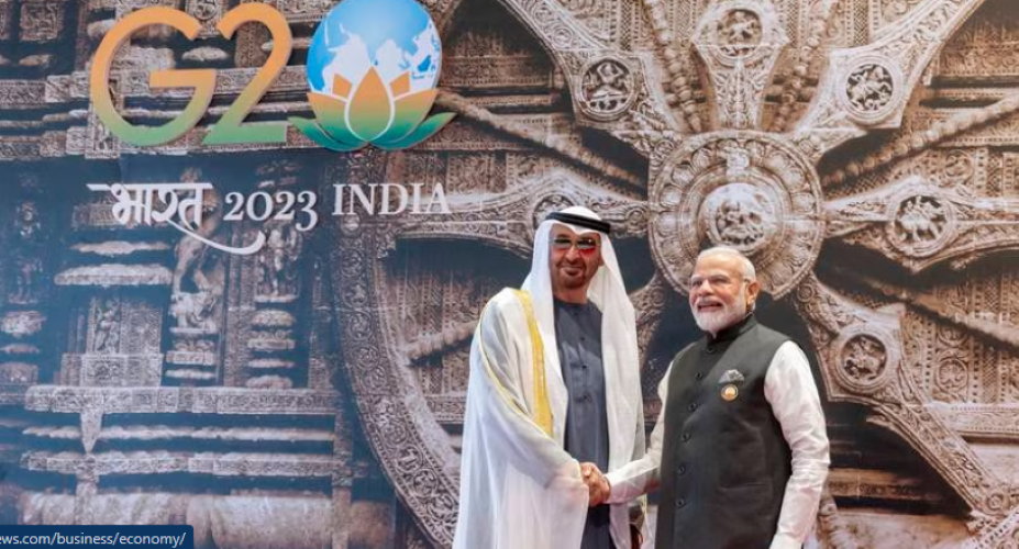 സാമ്പത്തിക പങ്കാളിത്തം വർദ്ധിപ്പിക്കുന്നതിനെക്കുറിച്ച് ചർച്ച ചെയ്ത് ഷെയ്ഖ് മുഹമ്മദും നരേന്ദ്ര മോദിയും