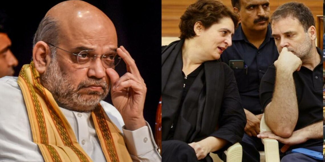 ‘അവർ ഇന്ത്യ മുഴുവൻ നടന്നാലും ഫലമുണ്ടാവില്ല, വേരുകൾ ഇറ്റലിയിലാണ്’; അമിത് ഷാ