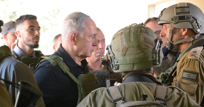 സൈനികർക്ക് ആത്മവിശ്വാസവുമായി നെതന്യാഹു അതിർത്തിയിൽ; ത്രിതല ആക്രമണം