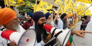 ‘കിൽ ഇന്ത്യ’: ഇന്ത്യക്കെതിരെ കാനഡയിൽ ഖലിസ്ഥാനികളുടെ കാർ റാലി