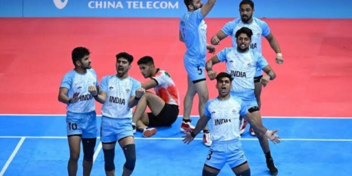 ഏഷ്യൻ ​ഗെയിംസ്: പുരുഷ കബഡിയിലും ഇന്ത്യയ്ക് സ്വർണ്ണ തിളക്കം 