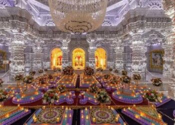 യുഎസിലെ ഏറ്റവും വലിയ ഹിന്ദു ക്ഷേത്രം – ഇന്ത്യയ്ക്ക് അഭിമാനമായി ‘അക്ഷർധാം മഹാമന്ദിർ’