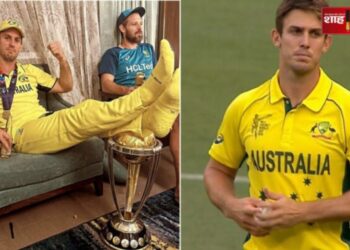 ലോകകിരീടത്തിന് മുകളില് മിച്ചല് മാര്ഷ് കാലുകള് കയറ്റിവെച്ച സംഭവം; അതിരൂക്ഷ വിമർശനവുമായി സോഷ്യൽ മീഡിയ