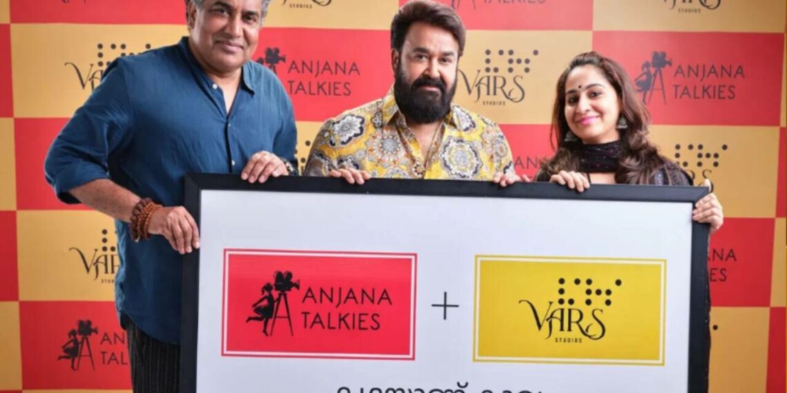 അഞ്ജന-വാർസ് സിനിമകൾ വരുന്നു: ദൃശ്യ മുദ്ര മോഹൻലാൽ പ്രകാശനം ചെയ്തു