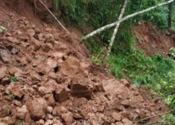 ശാന്തന്‍പാറ പേത്തൊട്ടിയില്‍ ഉരുള്‍പൊട്ടല്‍; രണ്ടു വീടുകള്‍ക്ക് കേടുപാട്