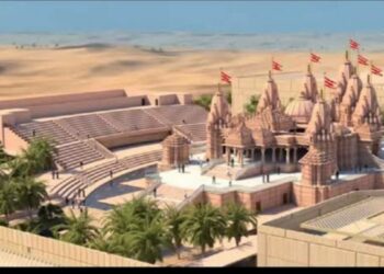 അബുദബിയിലെ ഹിന്ദു ക്ഷേത്രം; തുറക്കാൻ നൂറ് ദിനങ്ങൾ