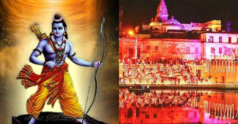 രാമനെ വരവേൽക്കാൻ മന്ത്രമുഖരിതമായി അയോദ്ധ്യ ; ലോക റെക്കോർഡിട്ട് 24 ലക്ഷം ദീപങ്ങൾ തെളിയും.  ദീപ പ്രഭയിൽ  രാമജന്മ ഭൂമി