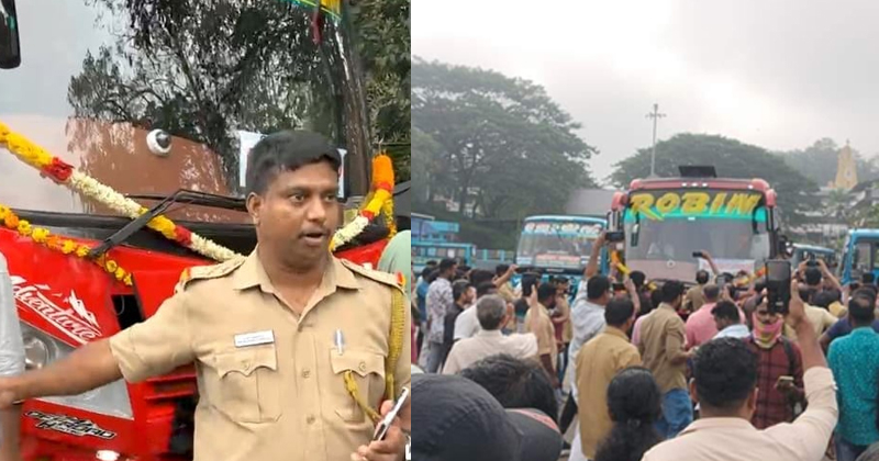 സർക്കാരിനെ വെല്ലുവിളിച്ച് ‘റോബിൻ’ മുന്നോട്ട് ; പിഴ ചുമത്തി എംവിഡി. വഴിനീളം പരിശോധനയുണ്ടാവുമെന്ന് മുന്നറിയിപ്പ്