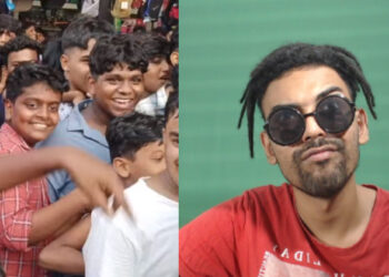 തൊപ്പിയെക്കാണാൻ കുട്ടിക്കൂട്ടം സംഘടിച്ചെത്തി. പ്രതിഷേധവുമായി ഒരു വിഭാഗം; തൊപ്പിയെതടഞ്ഞിട്ട് പോലീസ്