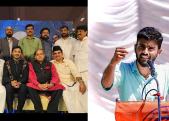 ‘ഇതിൽ മണവാട്ടി എവിടെ എന്ന് ചോദിച്ചാൽ കാണിക്കാൻ സൗകര്യമില്ല’, മുസ്ലിം ലീഗ് അവസരം കിട്ടിയാൽ കാർന്നു തിന്നുന്ന കാർസിനോജനുകൾ; ബിജെപി നേതാക്കൾ പങ്കെടുത്ത ചടങ്ങിനെതിരെ എബിവിപി നേതാവ്