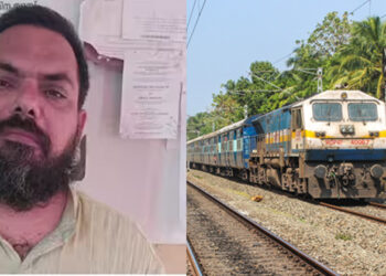 ട്രെയിനിൽ നഗ്‌നത പ്രദർശനം; പള്ളി വികാരിക്കെതിരെ നടപടി