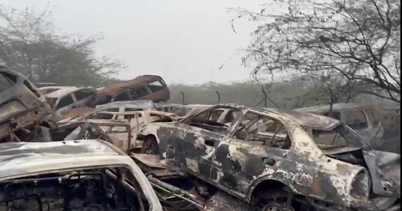 പൊലീസ് യാര്ഡില് സൂക്ഷിച്ച 450 വാഹനങ്ങള് കത്തിനശിച്ചു; അന്വേഷണം ആരംഭിച്ച് പൊലീസ്