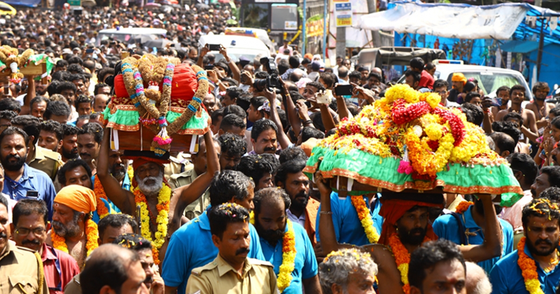 തിരുവാഭരണ ഘോഷയാത്ര ഇന്ന് പന്തളത്ത് നിന്ന് പുറപ്പെടും; രാജപ്രതിനിധിയും ആചാരപരമായ ചടങ്ങുകളും ഉണ്ടാകില്ല