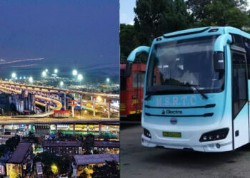 കടൽപ്പാലത്തിന്റെ സൗന്ദര്യം ആസ്വദിച്ചൊരു ബസ് യാത്ര; യാത്രക്കാരെ ആകർഷിച്ച് മുംബൈ-പുനൈ ശിവനേരി സർവീസ്