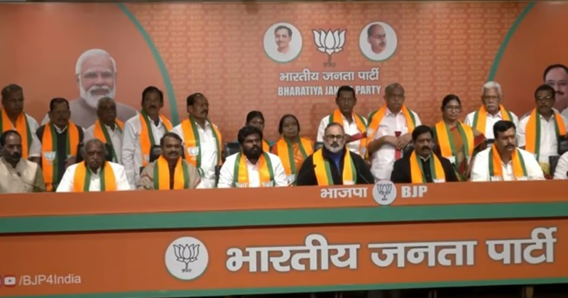 ഓപറേഷൻ താമര; മുന്‍ എംപി യും,15 എംഎല്‍എമാരും  ബിജെപിയില്‍, തമിഴ്നാട്ടിൽ വൻ രാഷ്ട്രീയ നീക്കം