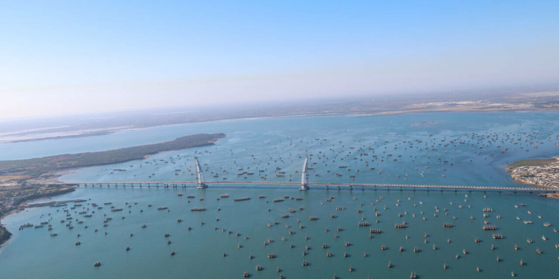 ഇന്ത്യയിലെ ഏറ്റവും നീളം കൂടിയ ‌പാലം; സുദർശൻ സേതു നാടിന് സമർപ്പിച്ച് പ്രധാനമന്ത്രി