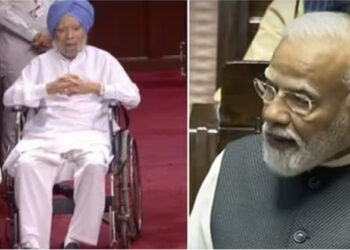  ‘വീൽചെയറിലിരുന്ന് മൻമോഹൻ സിംഗ് ജോലി ചെയ്തു’:  പ്രശംസിച്ച് മോദി