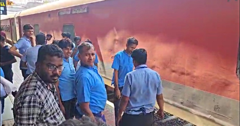 നേത്രാവതി എക്‌സ്പ്രസിൽ തീപിടിത്തം