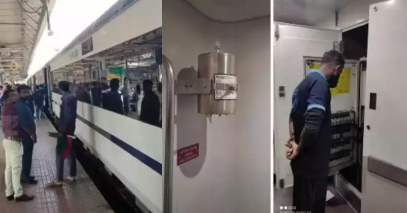 വന്ദേഭാരത് എക്‌സ്പ്രസിൽ യാത്രക്കാരൻ പുകവലിച്ചു; ട്രെയിൻ നിർത്തിയിട്ടത് 23 മിനിറ്റ്