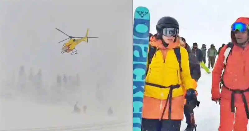 മഞ്ഞുവീഴ്ചയില്‍ വിദേശ വിനോദസഞ്ചാരി മരിച്ചു; ഒരാൾക്കായി തിരച്ചിൽ തുടരുന്നു