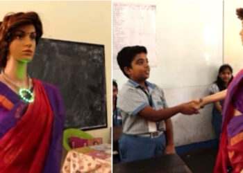 ഇന്ത്യയിലെ ആദ്യത്തെ എഐ അദ്ധ്യാപികയുമായി കേരളം; ഹ്യൂമനോയിഡ് ടീച്ചറെ ഇരു കൈയും നീട്ടി സ്വീകരിച്ച് വിദ്യാർത്ഥികൾ