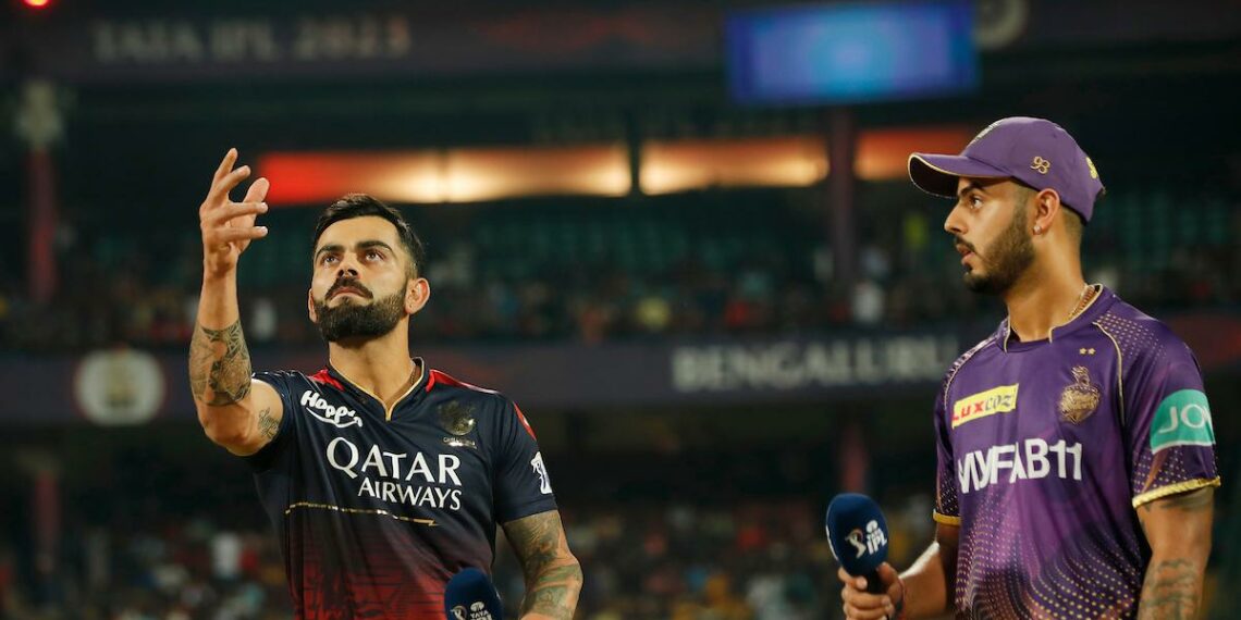 ആർസിബിക്ക് ടോസ് നഷ്ടം; ബാറ്റിംഗിനയച്ച് കൊൽക്കത്ത