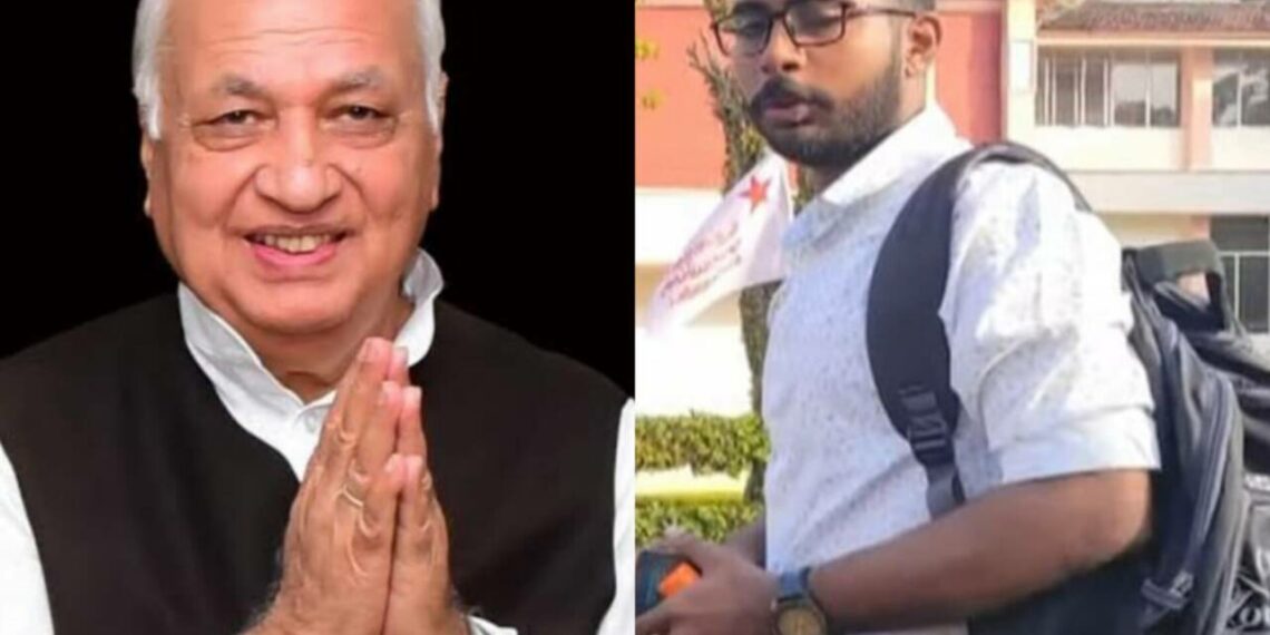 ആരിഫ് മുഹമ്മദ് ഖാൻ ഇന്ന് സിദ്ധാർത്ഥന്റെ വീട് സന്ദർശിക്കും