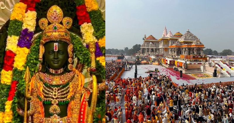 അയോധ്യ ശ്രീരാമ ക്ഷേത്ര ദർശനം നടത്തിയത് ഒരു കോടിയിലധികം ഭക്തർ