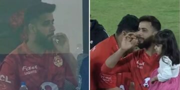 പാക് താരം വീണ്ടും സി​ഗരറ്റ് വിവാദത്തിൽ; ടൂർണമെന്റ് പാകിസ്താൻ സ്മോക്കിം​ഗ് ലീ​ഗെന്ന് പരിഹാസം