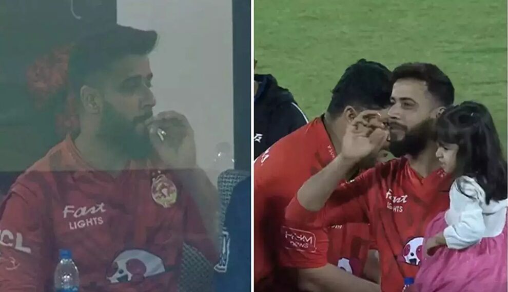 പാക് താരം വീണ്ടും സി​ഗരറ്റ് വിവാദത്തിൽ; ടൂർണമെന്റ് പാകിസ്താൻ സ്മോക്കിം​ഗ് ലീ​ഗെന്ന് പരിഹാസം