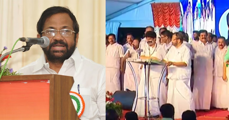 ‘ദേശീയഗാനത്തെ അവഹേളിച്ചു’, പാലോട് രവിക്കെതിരെ പൊലീസില്‍ പരാതി നൽകി ബിജെപി