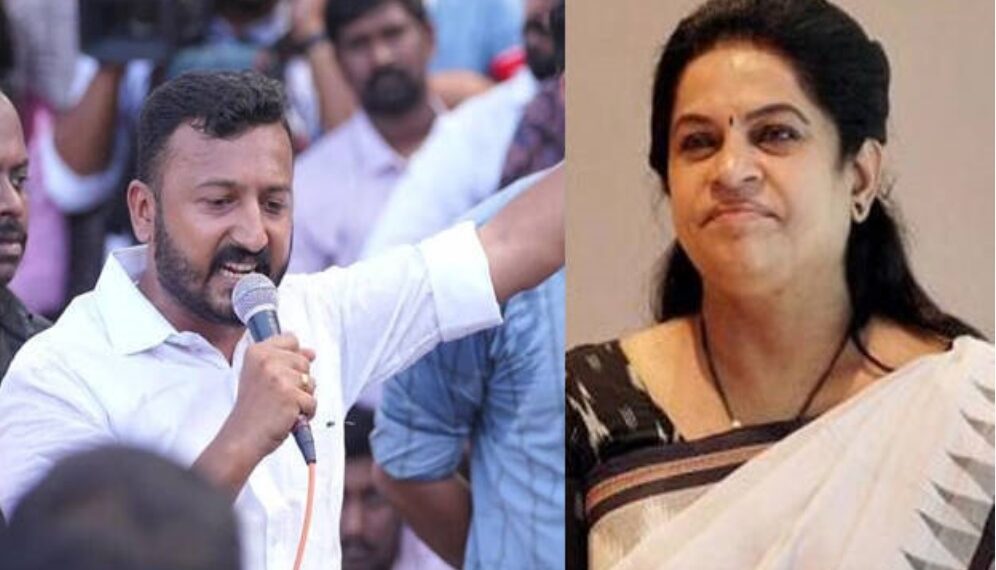 പത്മജയ്ക്ക് എതിരായ പരാമർശം; രാഹുൽ മാങ്കൂട്ടത്തലിന് കെപിസിസി യോഗത്തിൽ വിമർശനം