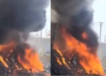 രാജസ്ഥാനിൽ തേജസ് യുദ്ധവിമാനം തകർന്നു വീണു