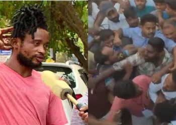 ‘കാണികൾ ബ്ലാക് മങ്കിയെന്ന് വിളിച്ചു, കല്ലെറിഞ്ഞു’; മലപ്പുറത്ത് മർദനമേറ്റ ഐവറികോസ്റ്റ് താരം പരാതി നൽകി