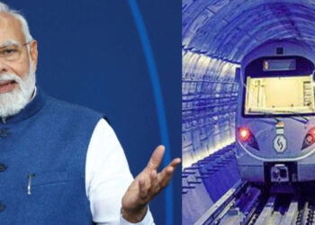 45 സെക്കൻഡിൽ 520 മീറ്റർ; രാജ്യത്തെ ആദ്യ അണ്ടര്‍ വാട്ടര്‍ മെട്രോ പാത ഉദ്ഘാടനംചെയ്ത് പ്രധാനമന്ത്രി
