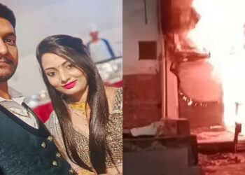 മകൾ ജീവനൊടുക്കി, ഭർത്താവിന്റെ വീടിന് തീയിട്ട് കുടുംബം; ഭർതൃപിതാവും മാതാവും വെന്തുമരിച്ചു