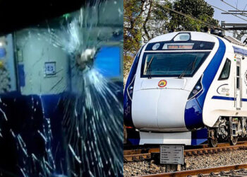 ഒരേ ദിവസം മൂന്നിടങ്ങളില്‍ വന്ദേഭാരത് ട്രെയിനുകള്‍ക്ക് നേരെ കല്ലേറ്