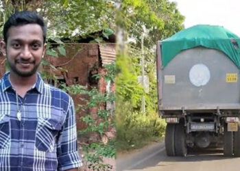 ലോറിയിൽ നിന്ന് കരിങ്കല്ല് തെറിച്ചു വീണ് വിദ്യാര്ത്ഥിക്ക് ദാരുണാന്ത്യം