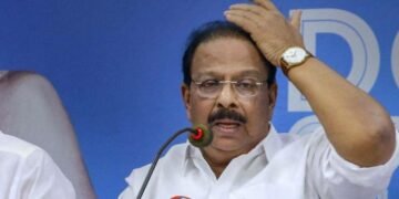 കെ സുധാകരനെതിരെ കോടതിയലക്ഷ്യ കേസ്; ഹൈക്കോടതിയിൽ നേരിട്ട് ഹാജരാകാൻ നിർദേശം