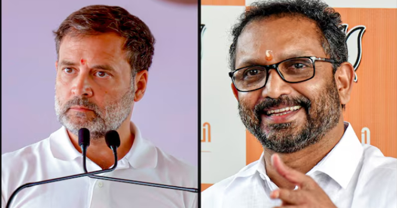 നാമനിർദ്ദേശ പത്രിക സമർപ്പിക്കാനെങ്കിലും രാഹുൽ ഗാന്ധി വയനാട്ടിലെത്തുന്നതിൽ സന്തോഷം; കെ സുരേന്ദ്രൻ