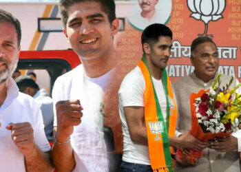 ബോക്‌സിംഗ് താരം വിജേന്ദർ സിങ് കോൺഗ്രസ് വിട്ട് ബിജെപിയിൽ