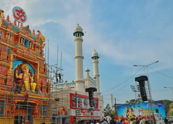 ഹിന്ദുവിന് ഇനി അപകര്‍ഷതയില്ല, അഭിമാനിക്കാം; ആകർഷകമായി പാളയം മഹാഗണപതി ക്ഷേത്രത്തിലെ അലങ്കാര ഗോപുരം