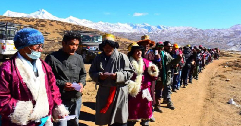 ലോകത്തെ ഉയരം കൂടിയ പോളിങ് ബൂത്ത് ഇന്ത്യയിൽ; ആകെ ഉള്ളത് 52 വോട്ടർമാർ