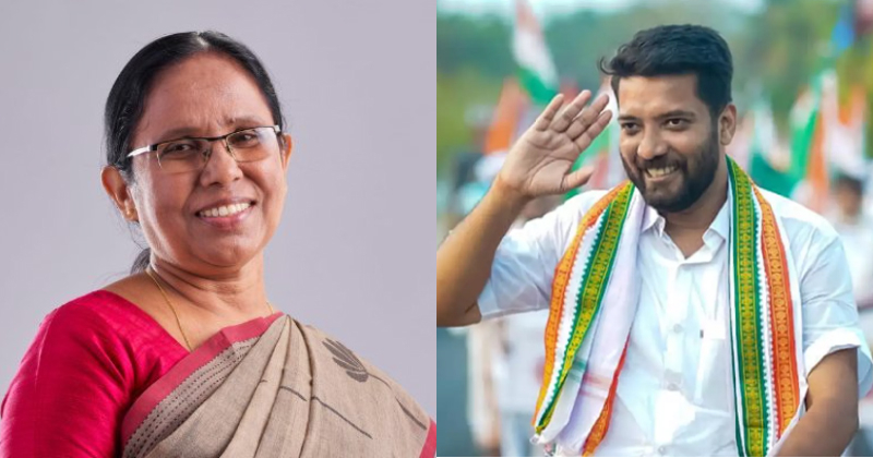 വ്യാജപ്രചാരണങ്ങളിലൂടെ വ്യക്തിഹത്യ നടത്തുന്നു; ഷാഫി പറമ്പിലിനെതിരെ തിരഞ്ഞെടുപ്പ് കമ്മീഷന്‌ പരാതി നല്‍കി കെ.കെ.ശൈലജ