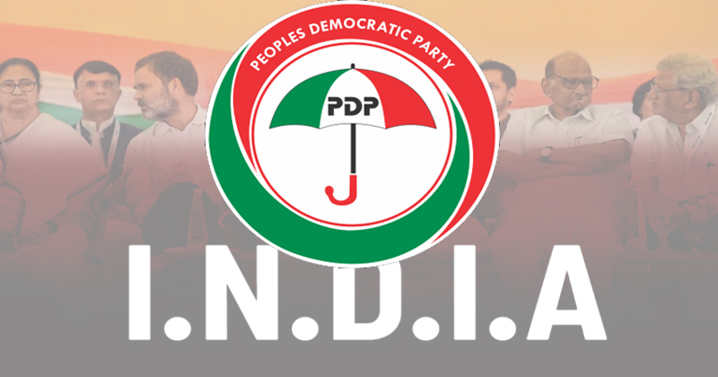 കശ്മീരിലും ഇന്ത്യ സഖ്യത്തിന് തിരിച്ചടി; പിഡിപി ഒറ്റയ്ക്ക്‌ മത്സരിക്കും