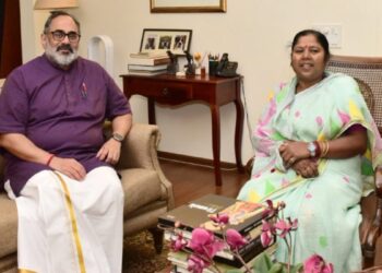 മോർഫ് ചെയ്ത ചിത്രം പ്രചരിപ്പിച്ചു; കോൺഗ്രസ് നേതാവിനെതിരെ പരാതി നൽകി രാജീവ് ചന്ദ്രശേഖർ